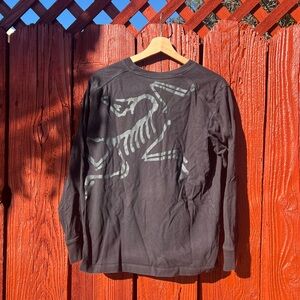 Arc'teryx Kragg Cotton Bird Long Sleeve Size M